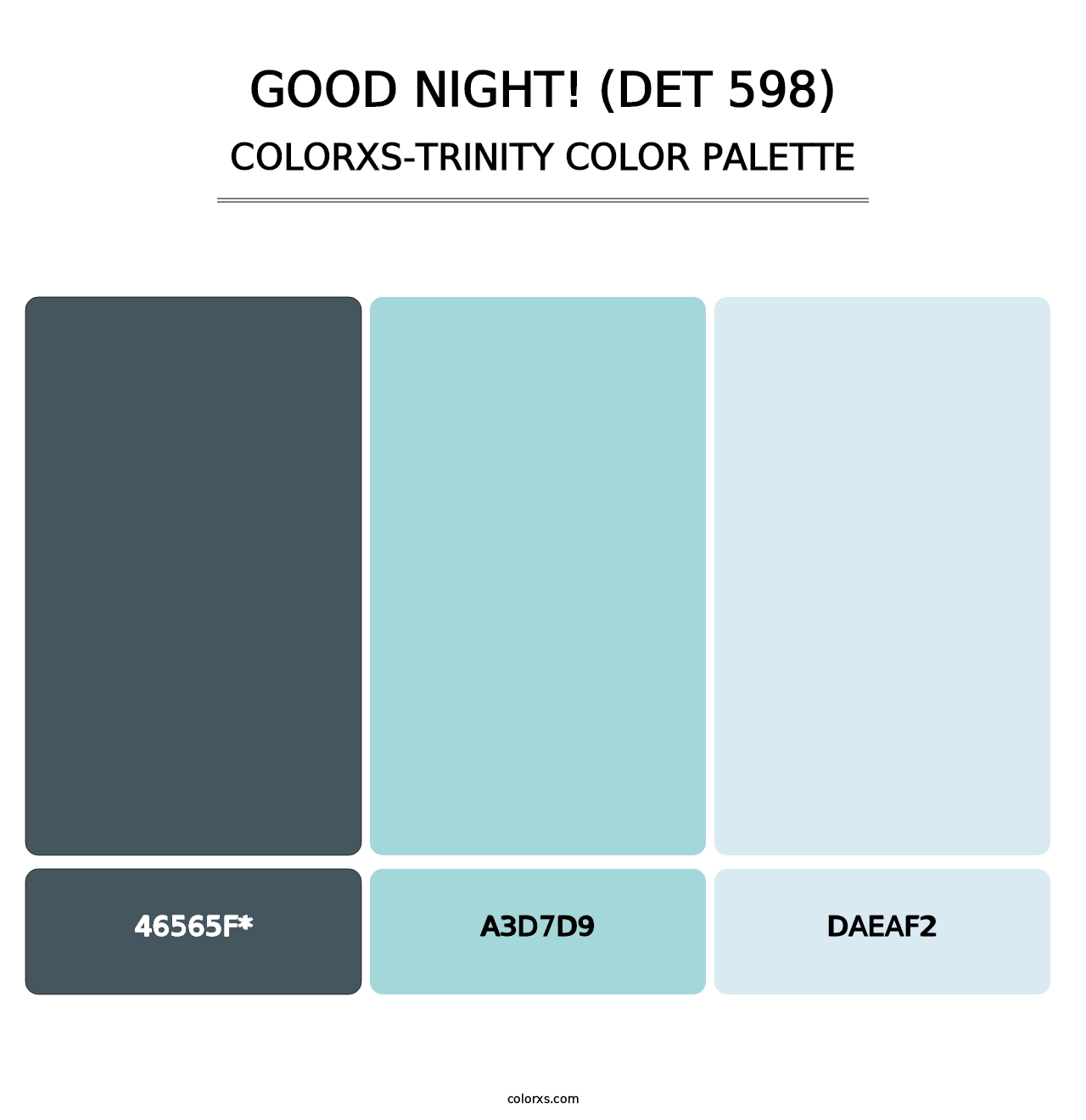 Good Night! (DET 598) - Colorxs Trinity Palette