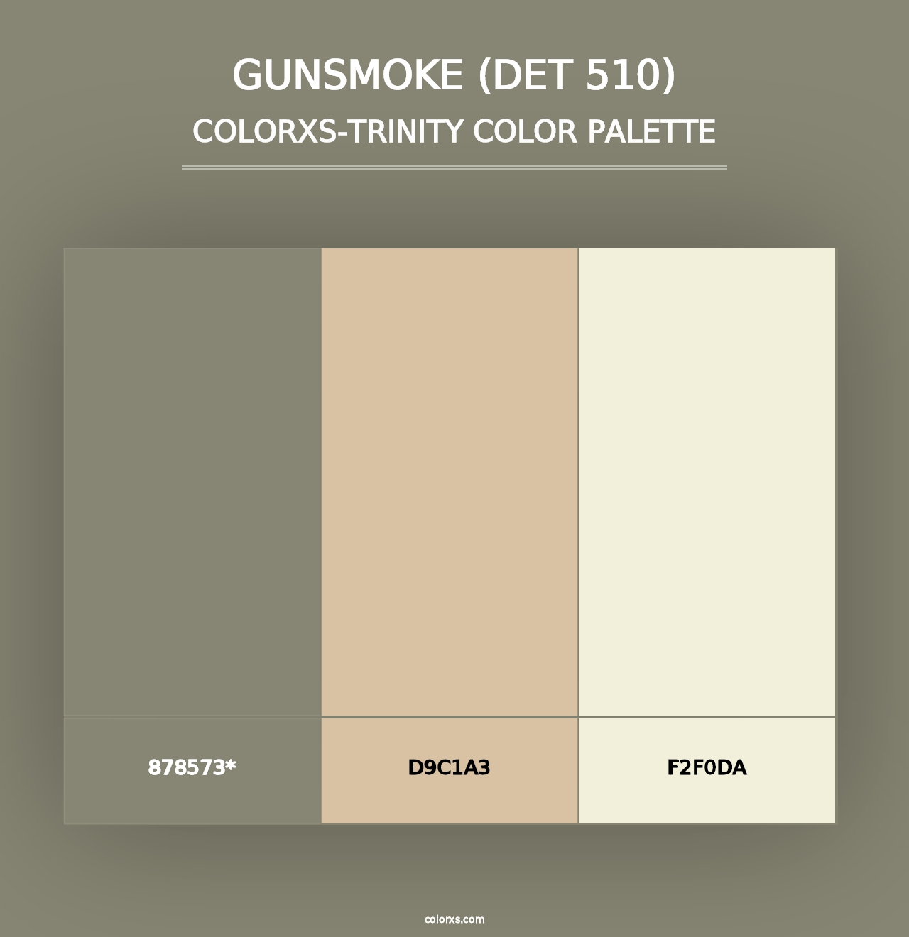 Gunsmoke (DET 510) - Colorxs Trinity Palette