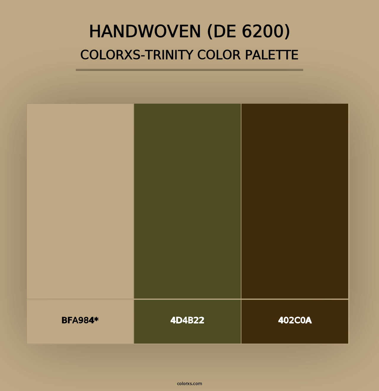 Handwoven (DE 6200) - Colorxs Trinity Palette