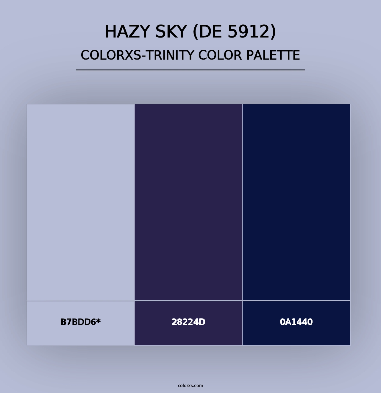 Hazy Sky (DE 5912) - Colorxs Trinity Palette