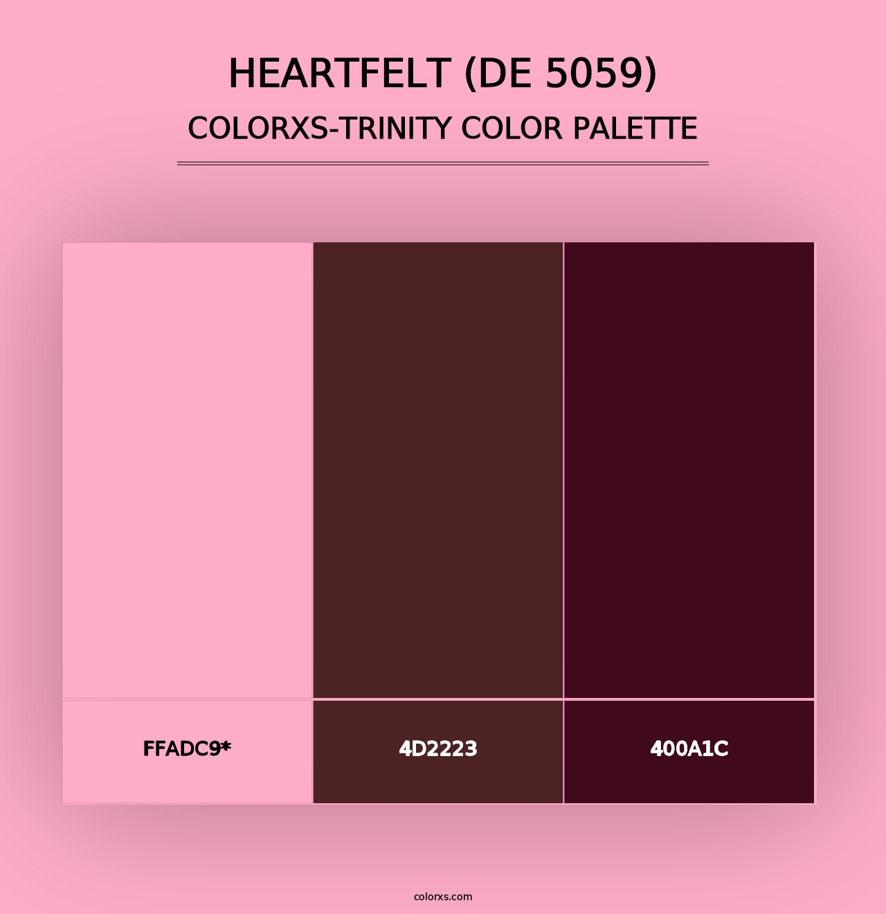 Heartfelt (DE 5059) - Colorxs Trinity Palette