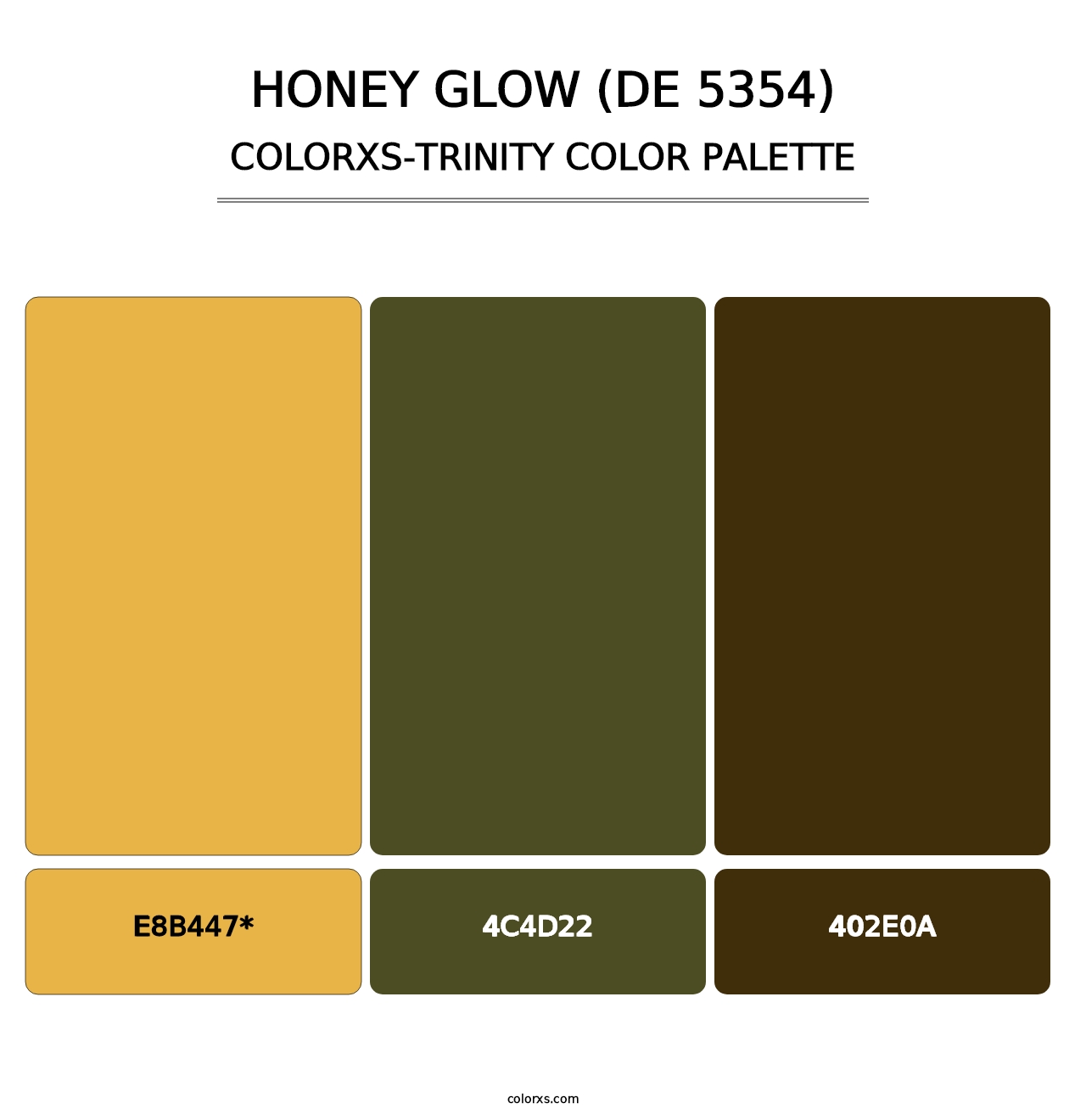 Honey Glow (DE 5354) - Colorxs Trinity Palette