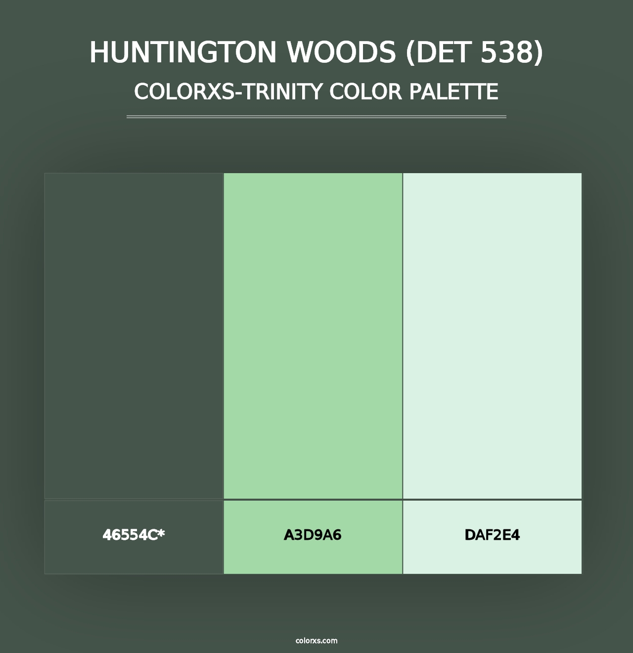 Huntington Woods (DET 538) - Colorxs Trinity Palette