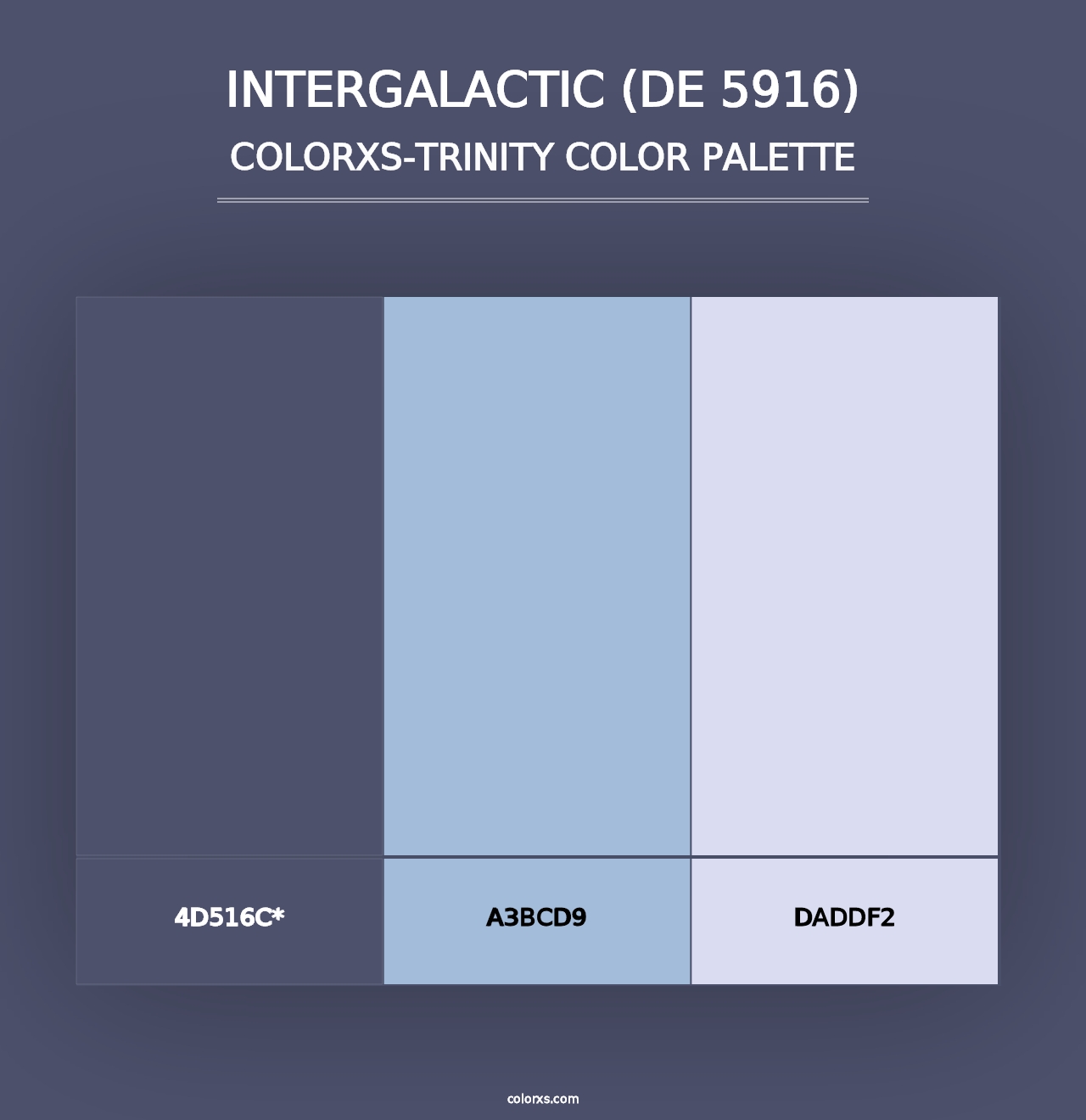 Intergalactic (DE 5916) - Colorxs Trinity Palette