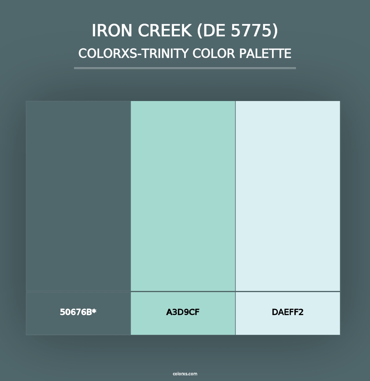 Iron Creek (DE 5775) - Colorxs Trinity Palette