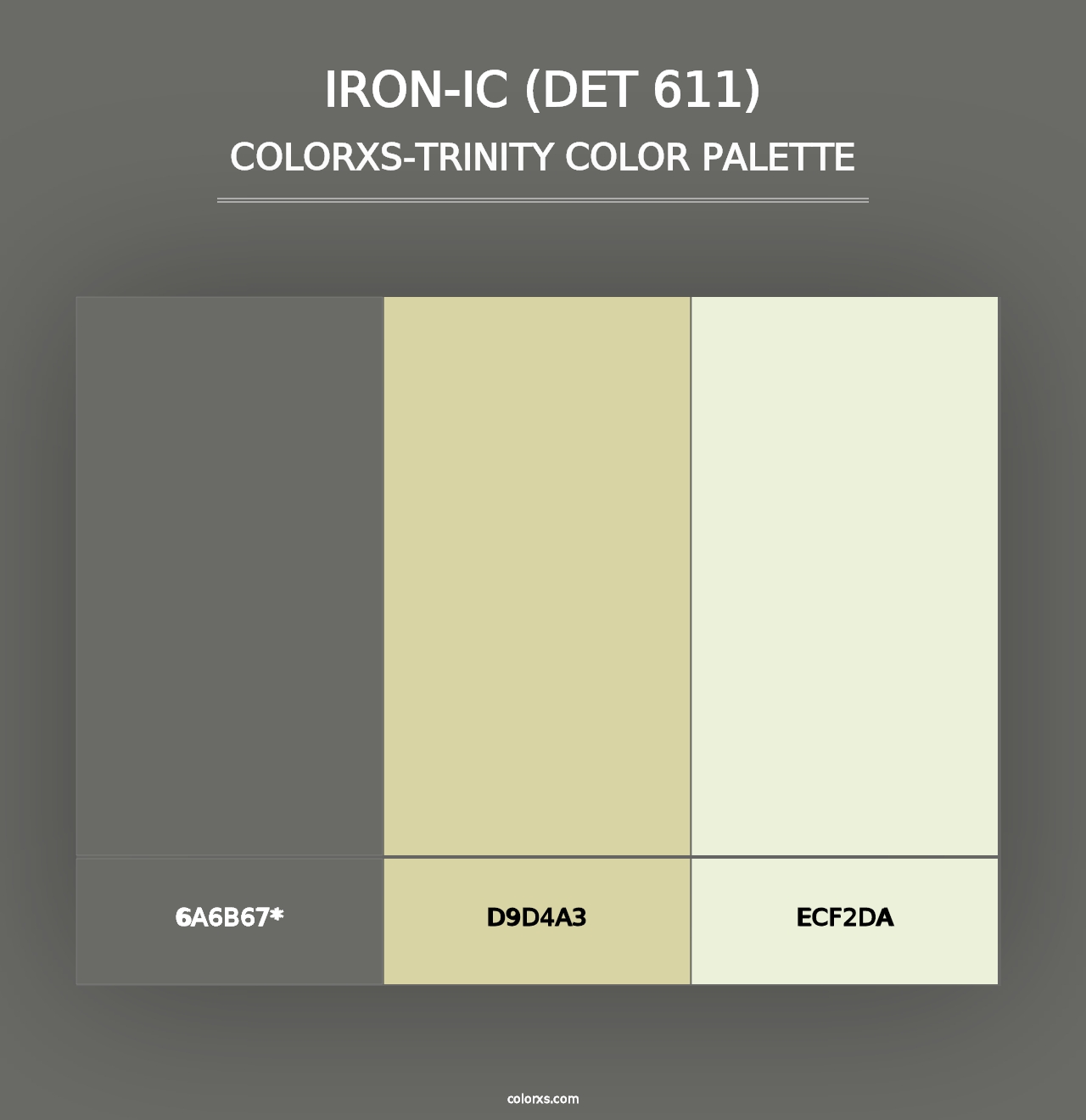 Iron-ic (DET 611) - Colorxs Trinity Palette