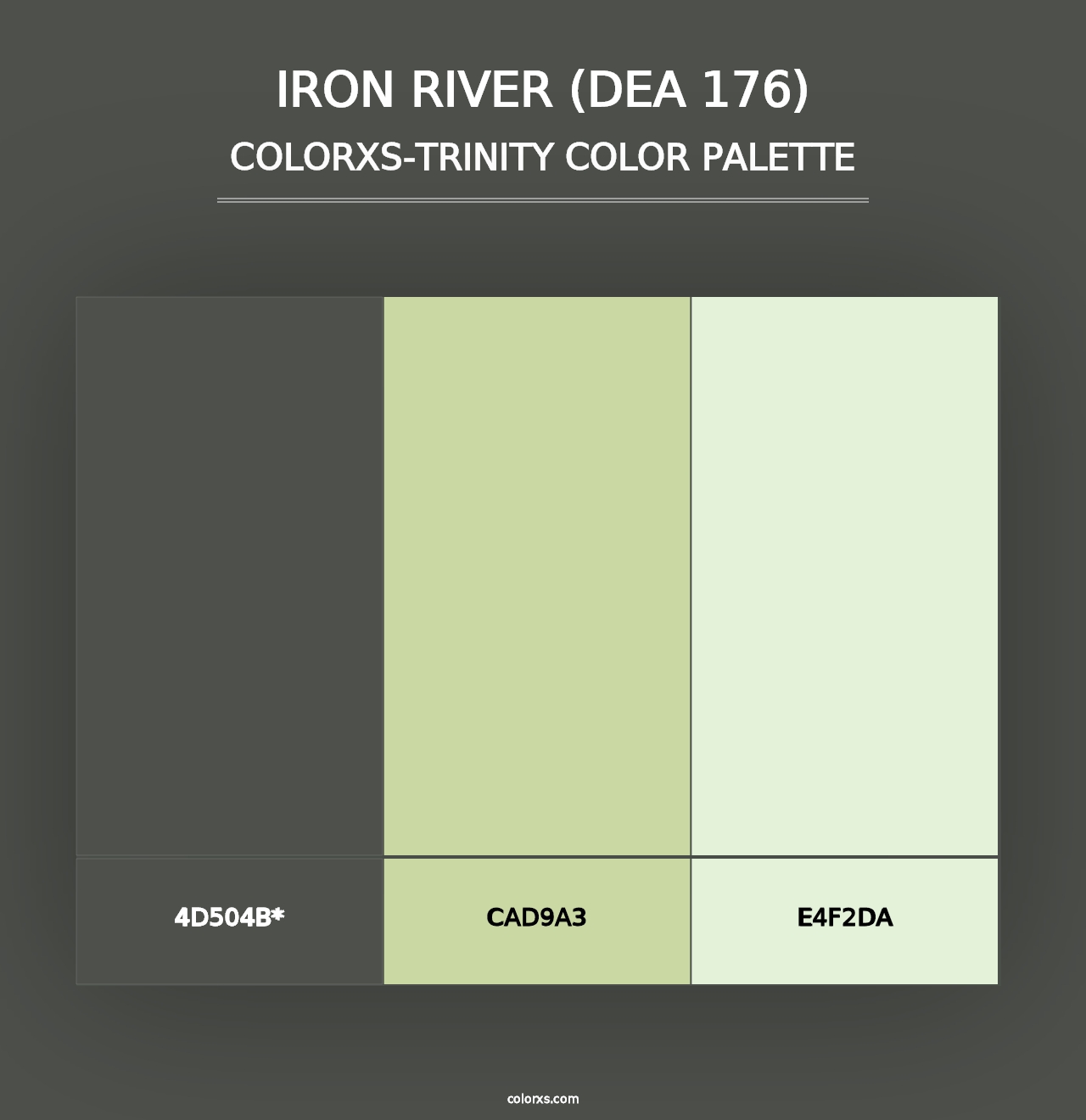 Iron River (DEA 176) - Colorxs Trinity Palette