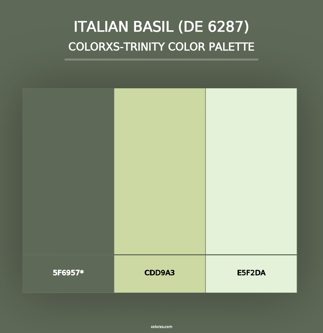 Italian Basil (DE 6287) - Colorxs Trinity Palette