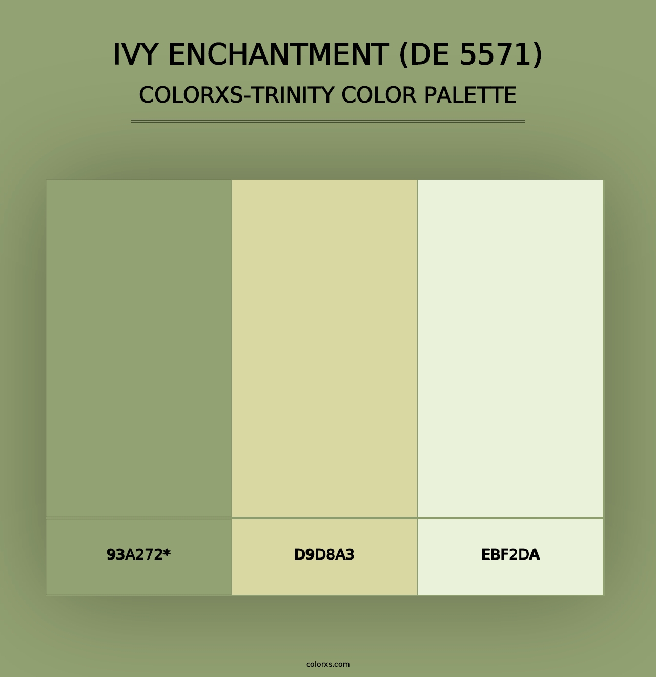 Ivy Enchantment (DE 5571) - Colorxs Trinity Palette