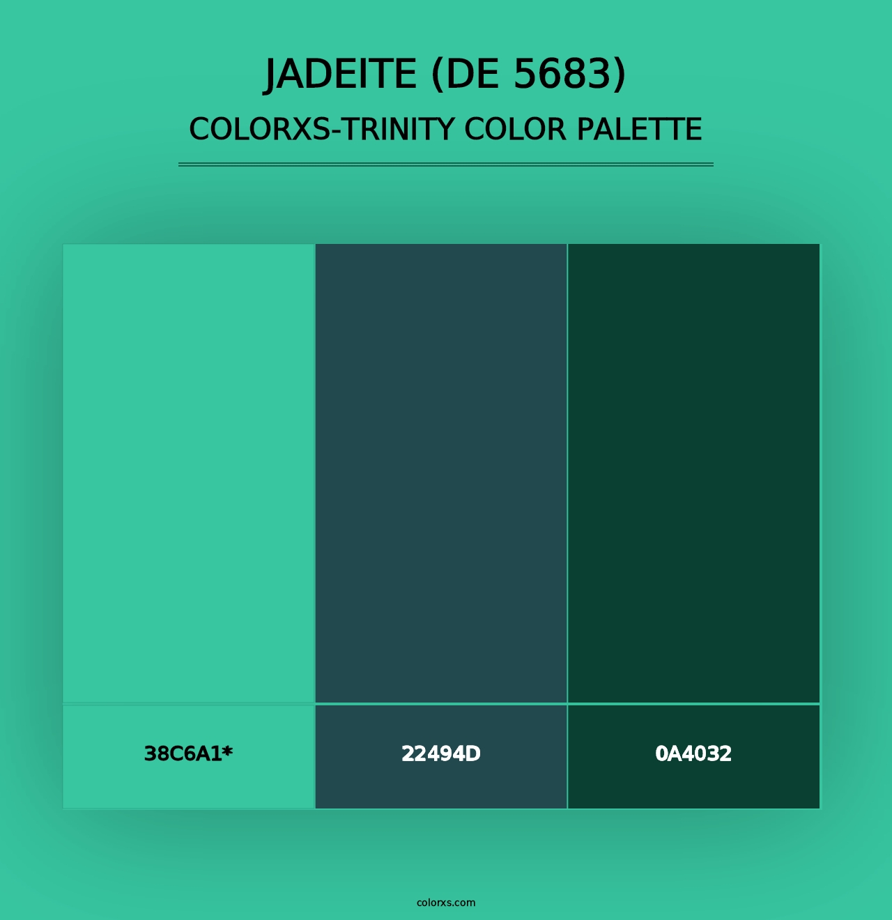 Jadeite (DE 5683) - Colorxs Trinity Palette