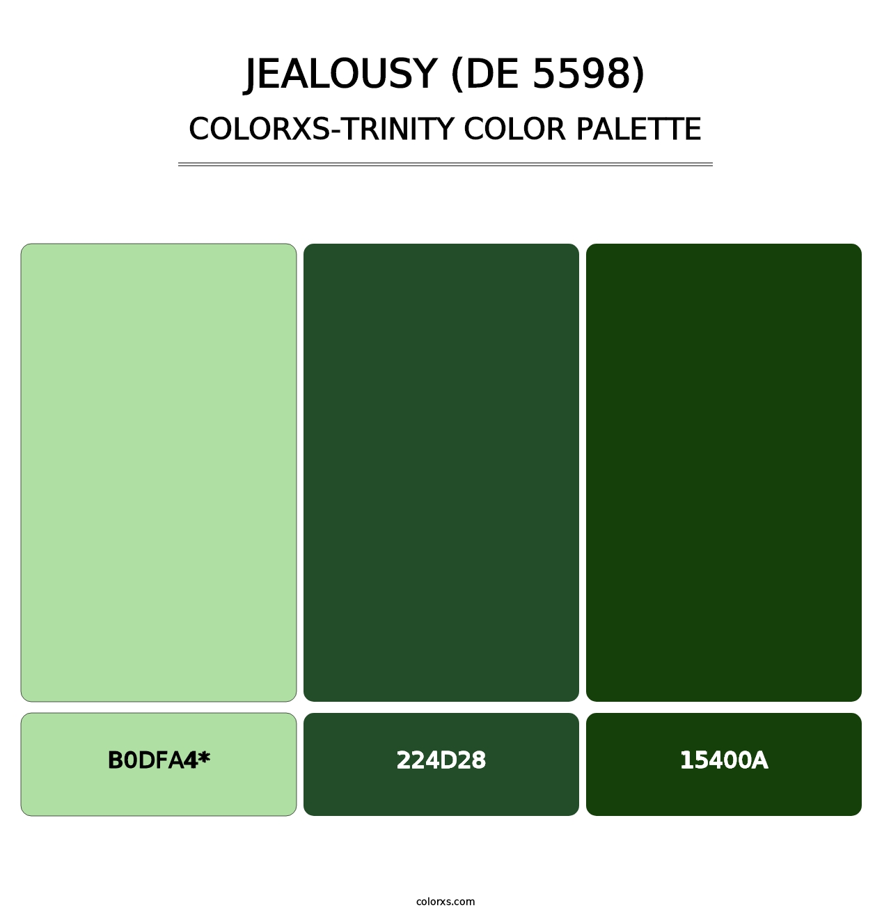 Jealousy (DE 5598) - Colorxs Trinity Palette