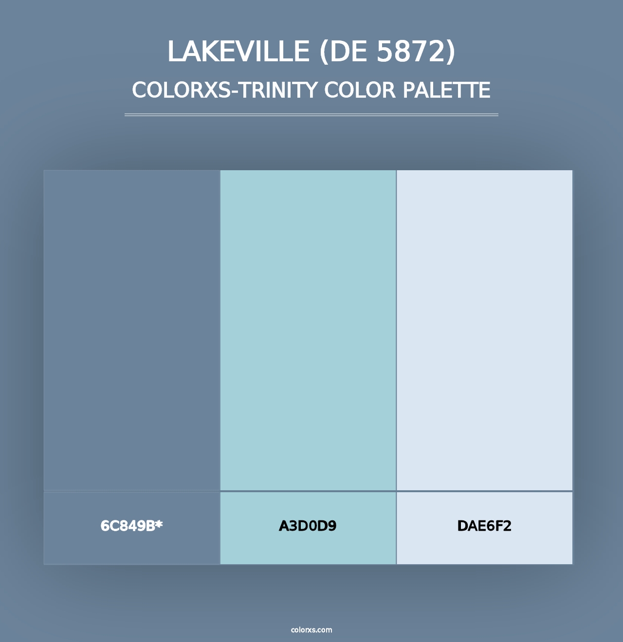 Lakeville (DE 5872) - Colorxs Trinity Palette