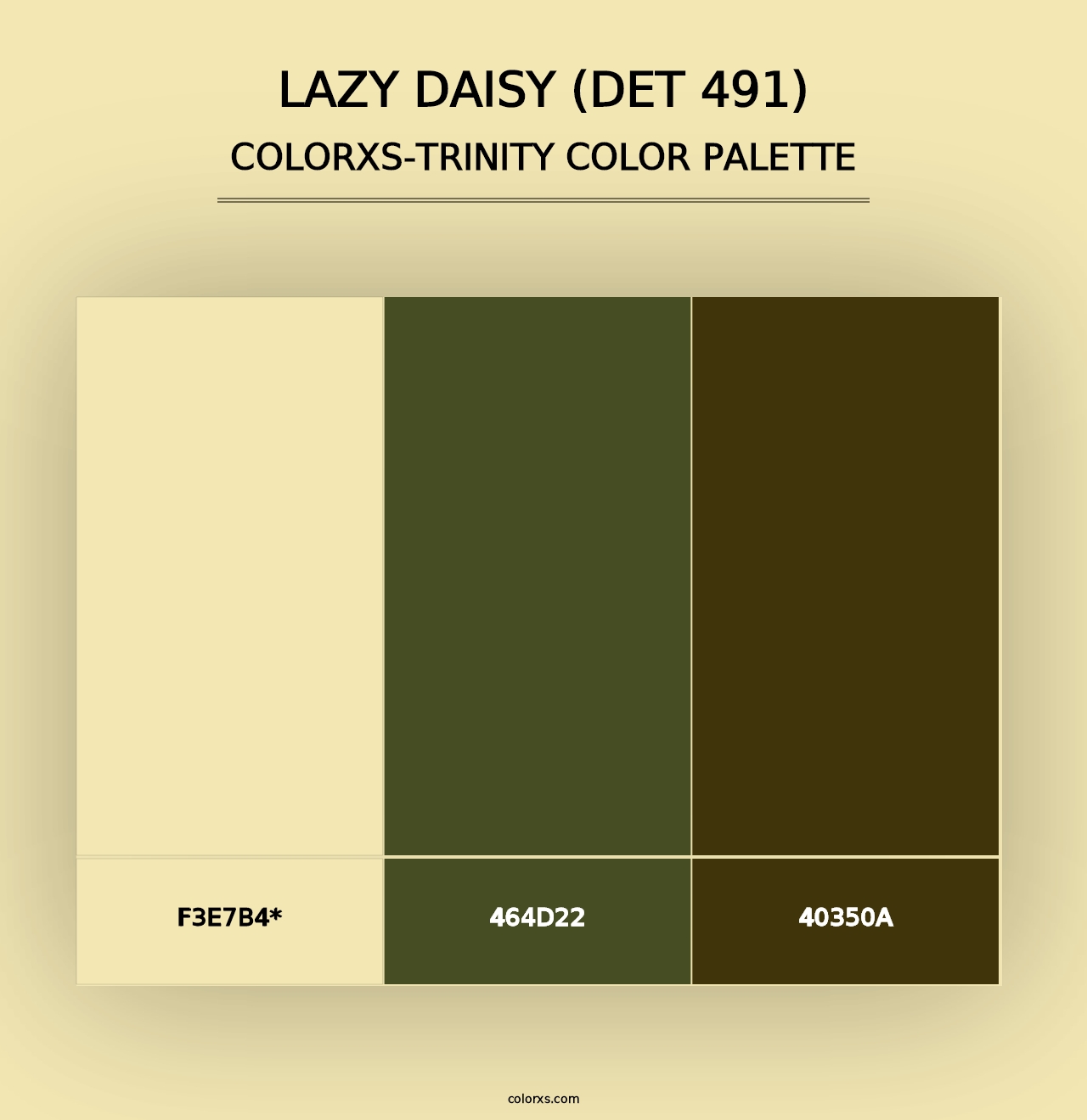 Lazy Daisy (DET 491) - Colorxs Trinity Palette