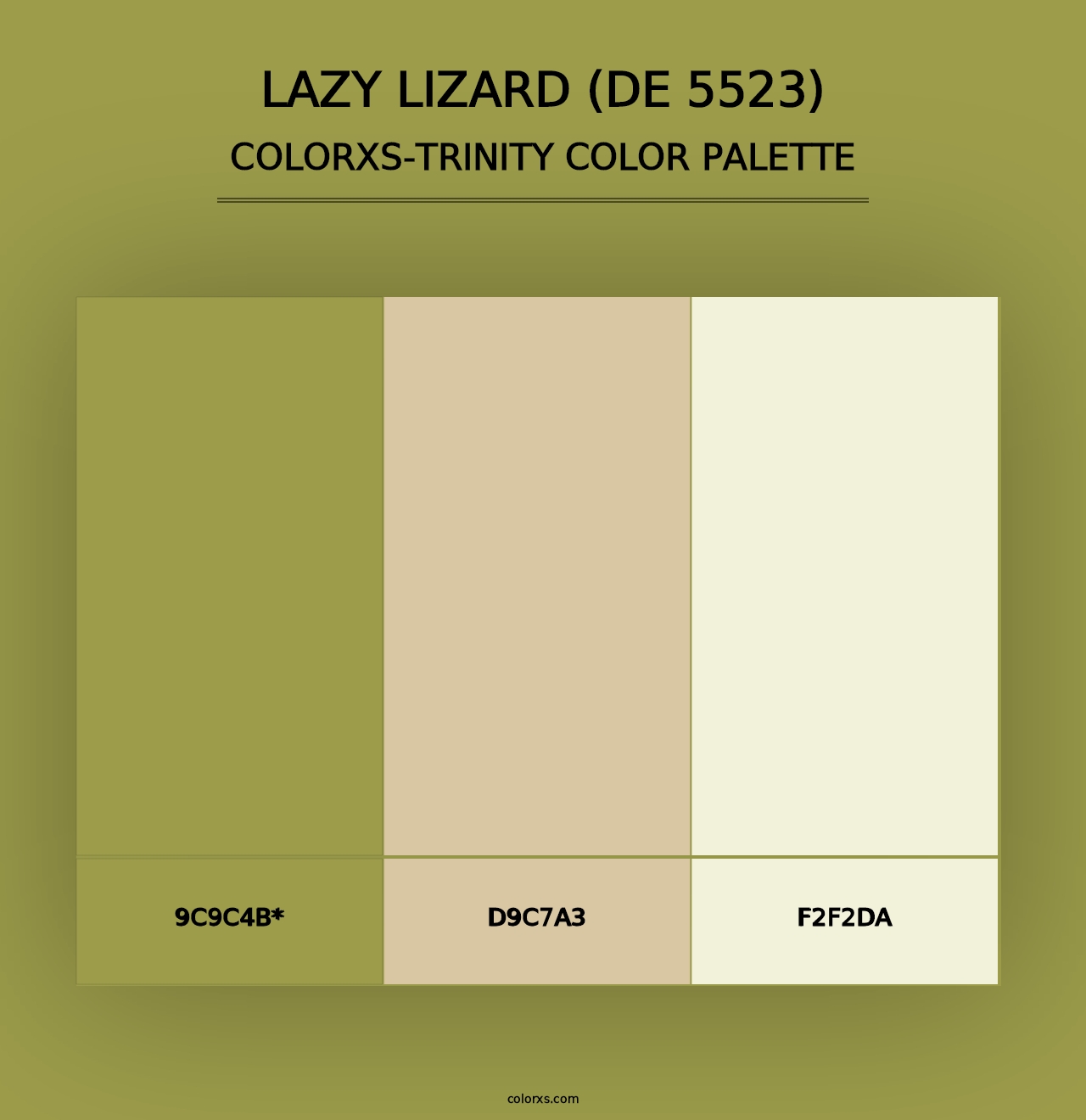 Lazy Lizard (DE 5523) - Colorxs Trinity Palette