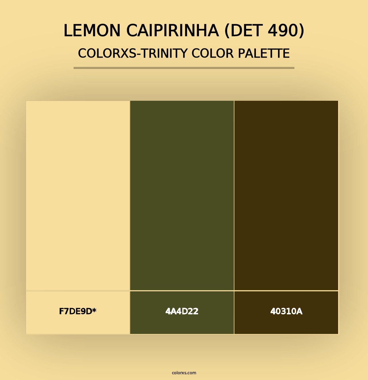 Lemon Caipirinha (DET 490) - Colorxs Trinity Palette