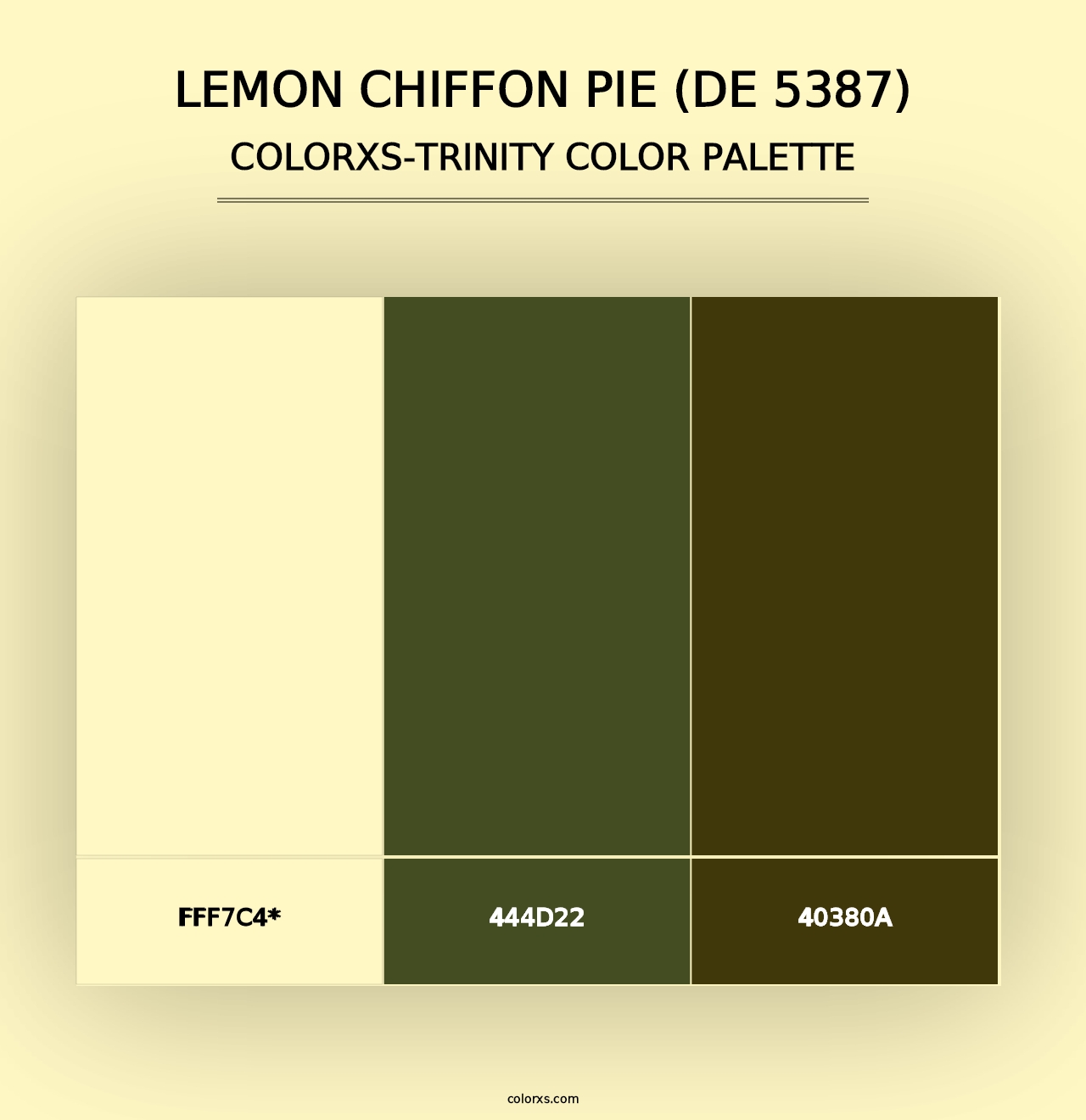 Lemon Chiffon Pie (DE 5387) - Colorxs Trinity Palette