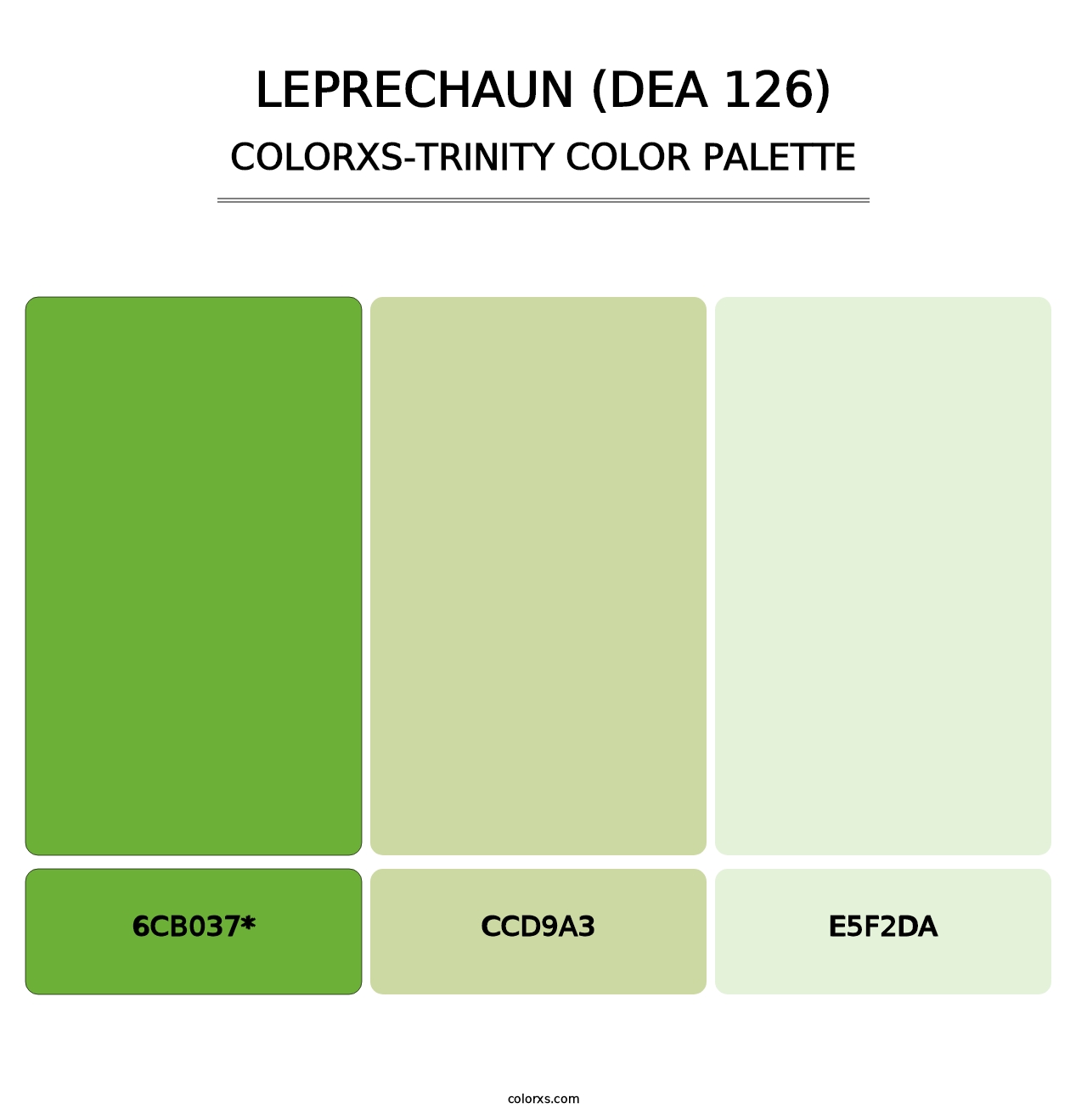 Leprechaun (DEA 126) - Colorxs Trinity Palette