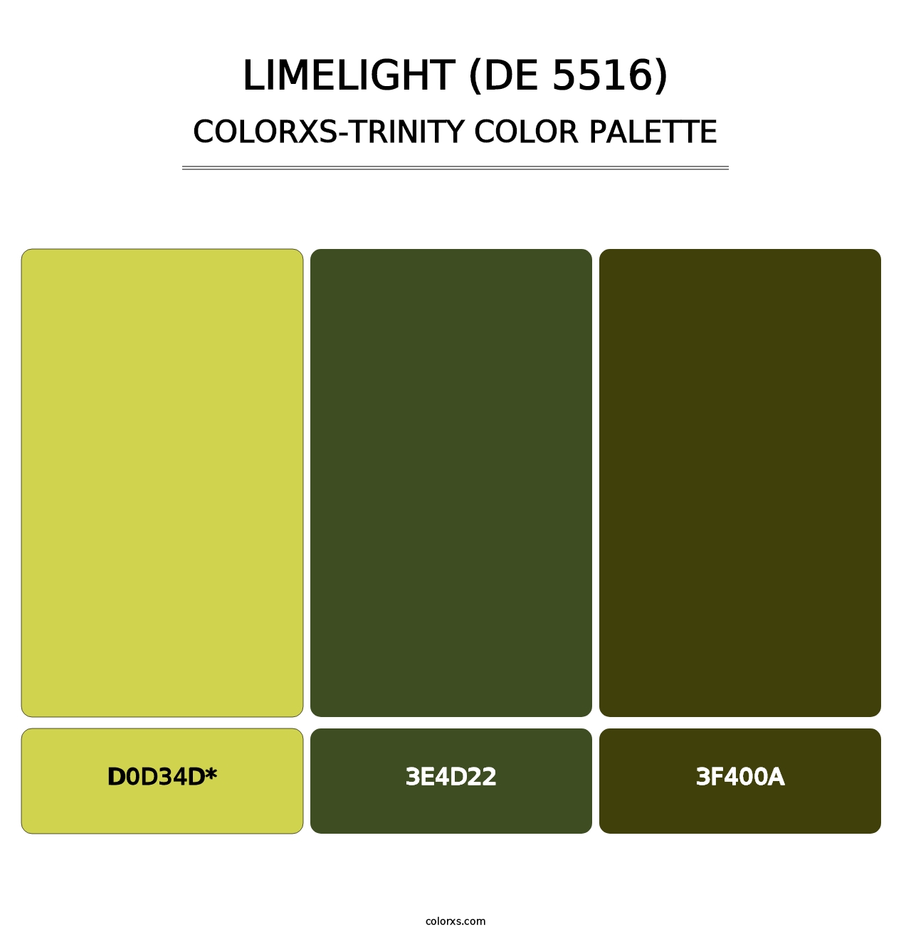 Limelight (DE 5516) - Colorxs Trinity Palette