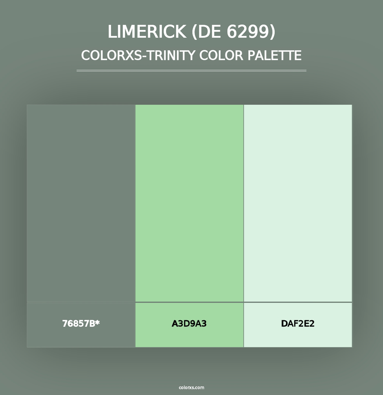 Limerick (DE 6299) - Colorxs Trinity Palette