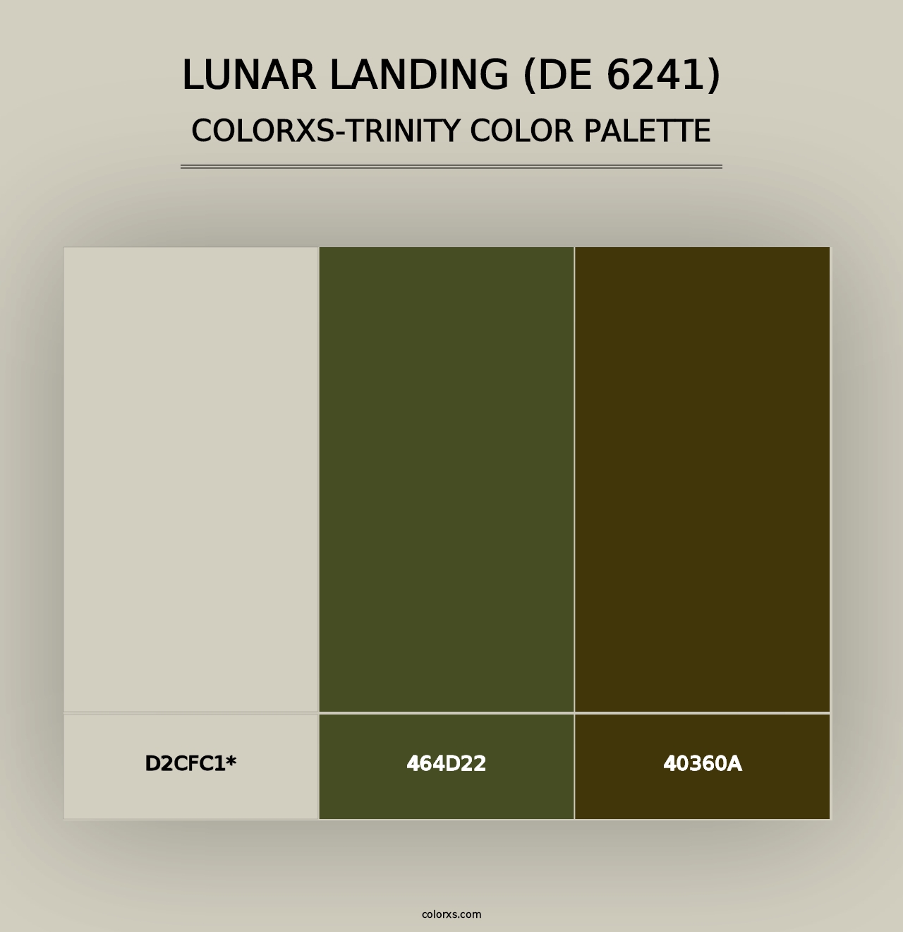 Lunar Landing (DE 6241) - Colorxs Trinity Palette