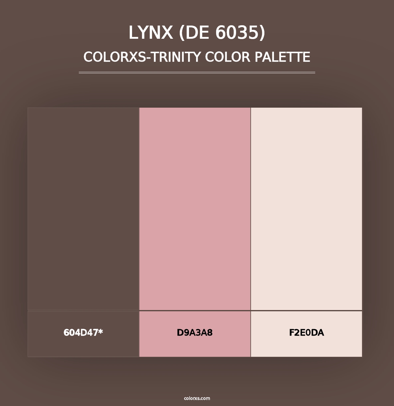 Lynx (DE 6035) - Colorxs Trinity Palette