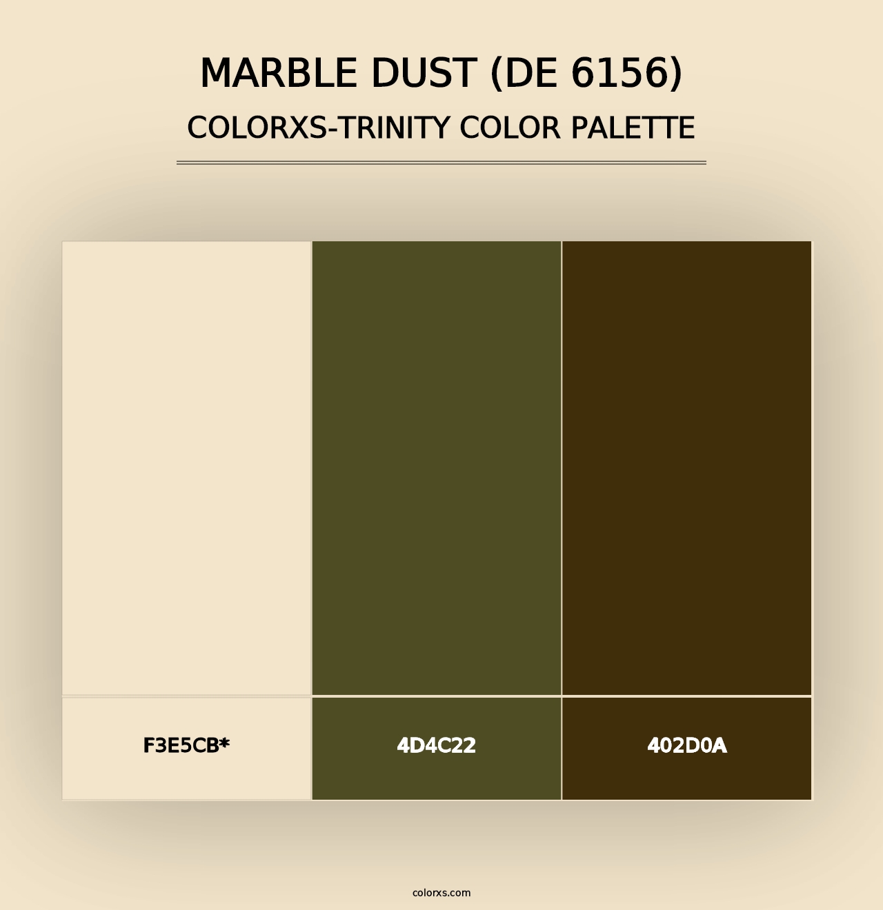 Marble Dust (DE 6156) - Colorxs Trinity Palette