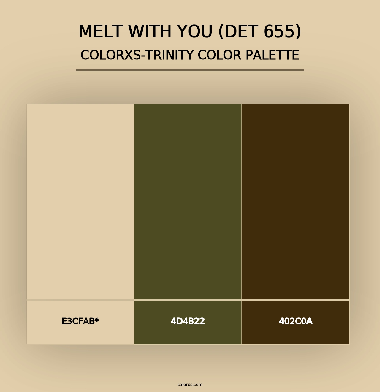 Melt with You (DET 655) - Colorxs Trinity Palette