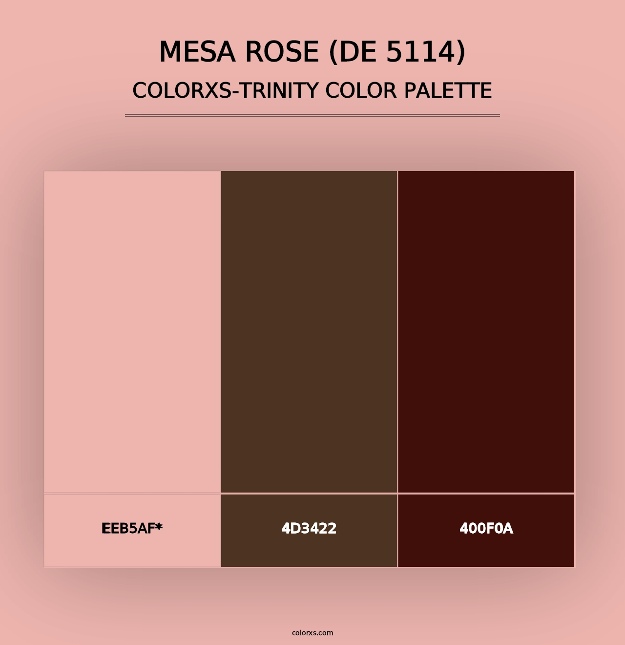 Mesa Rose (DE 5114) - Colorxs Trinity Palette