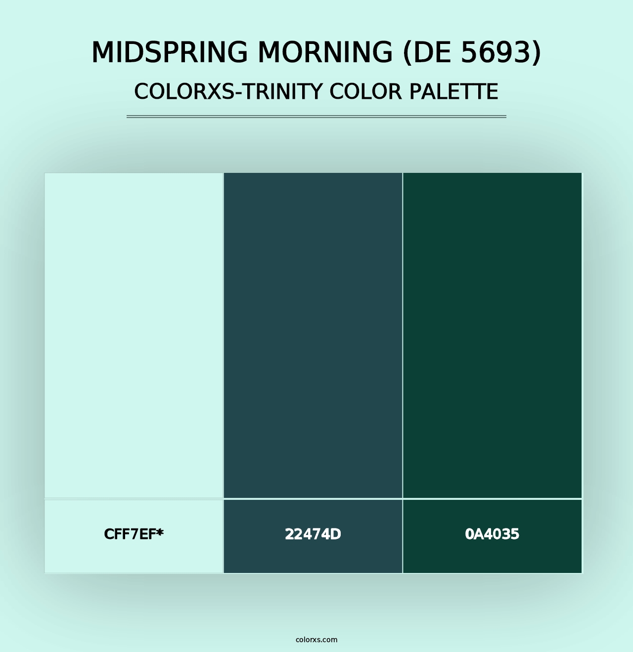 Midspring Morning (DE 5693) - Colorxs Trinity Palette