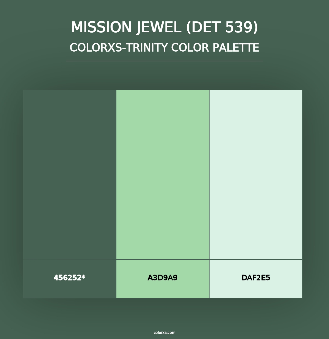 Mission Jewel (DET 539) - Colorxs Trinity Palette