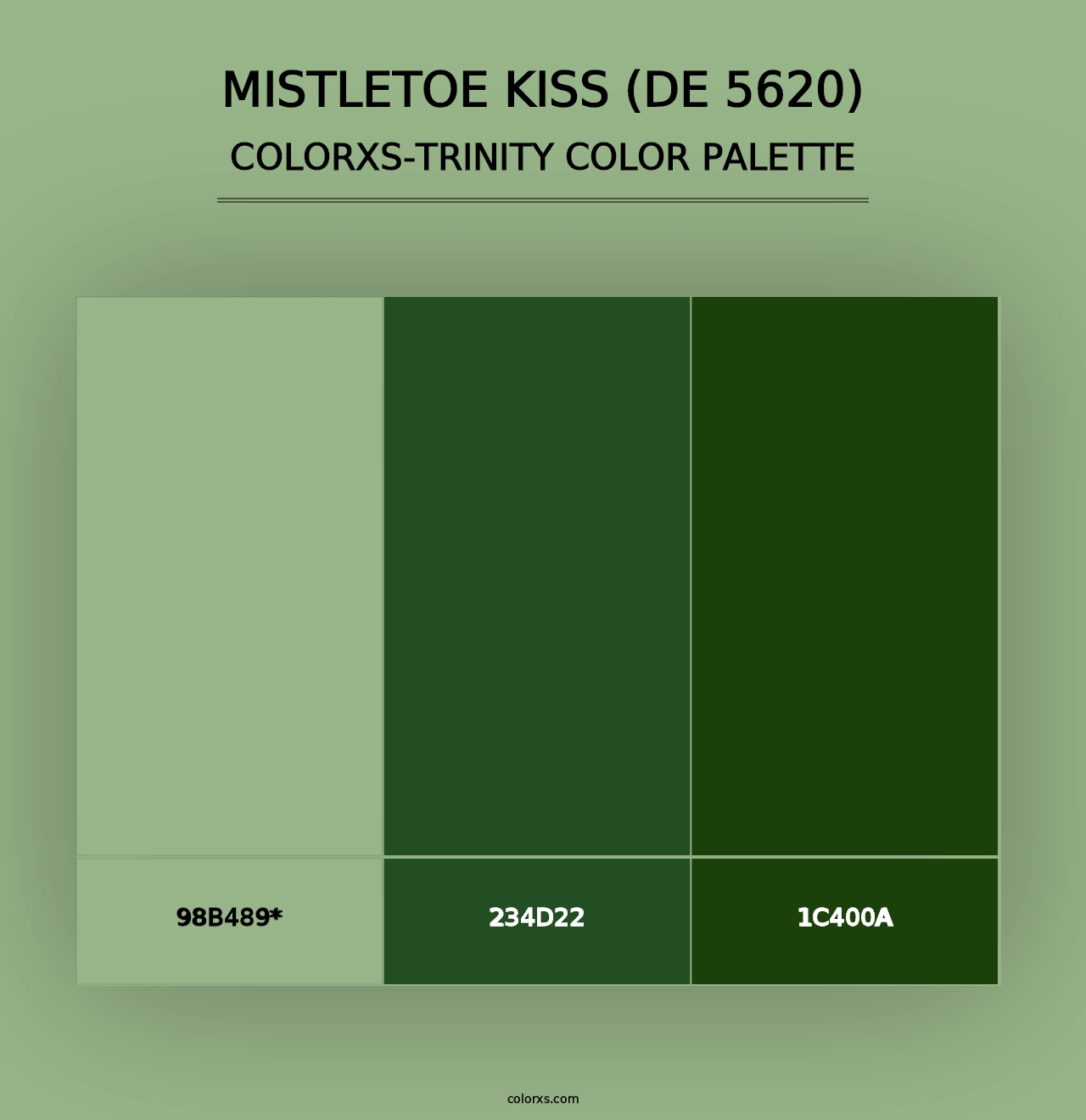 Mistletoe Kiss (DE 5620) - Colorxs Trinity Palette