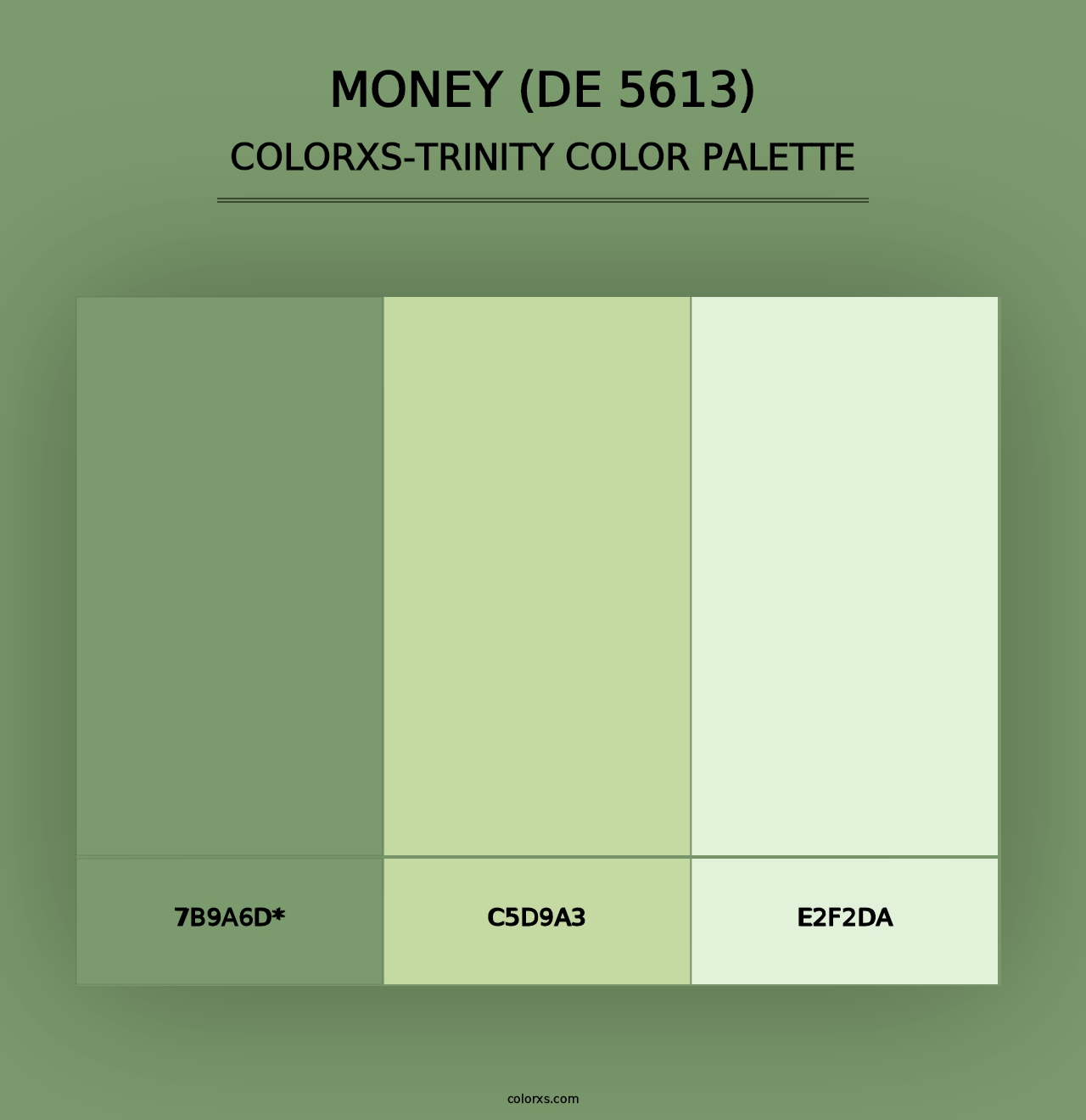 Money (DE 5613) - Colorxs Trinity Palette