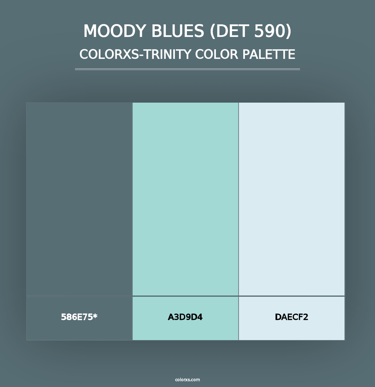 Moody Blues (DET 590) - Colorxs Trinity Palette