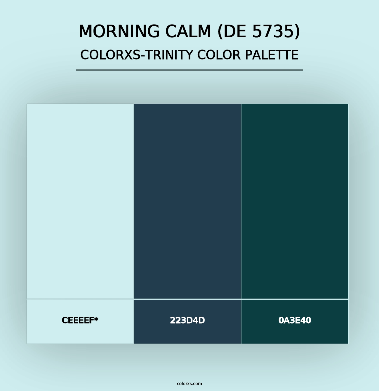 Morning Calm (DE 5735) - Colorxs Trinity Palette