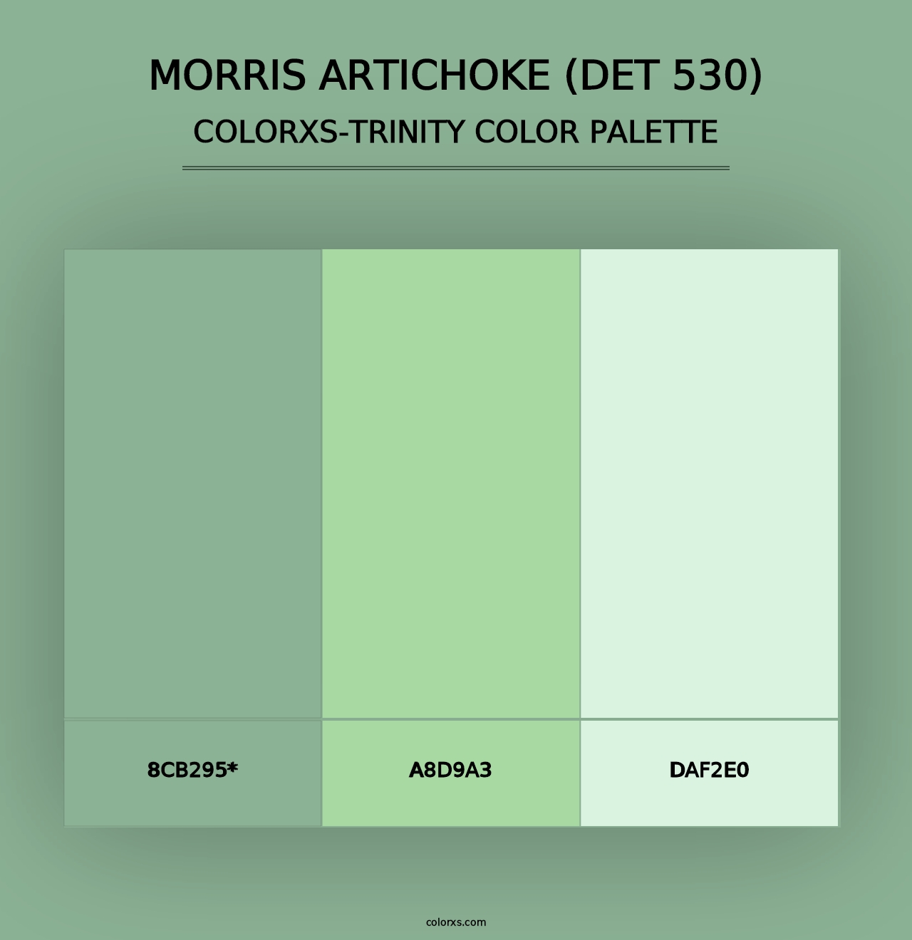 Morris Artichoke (DET 530) - Colorxs Trinity Palette