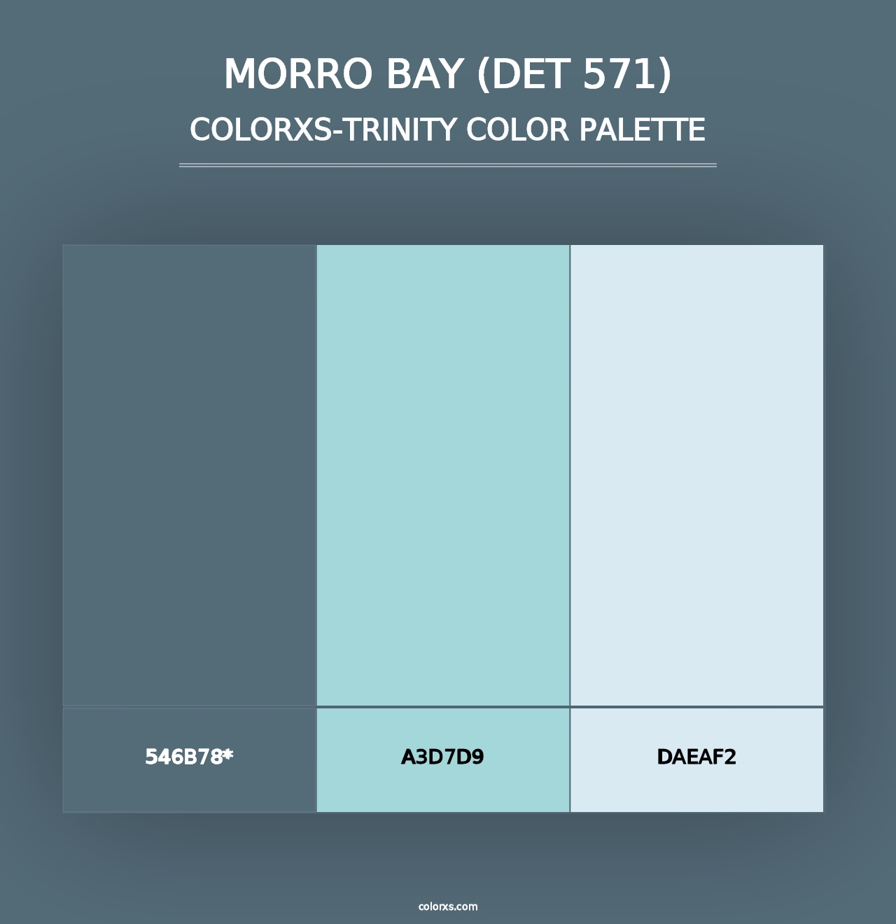 Morro Bay (DET 571) - Colorxs Trinity Palette