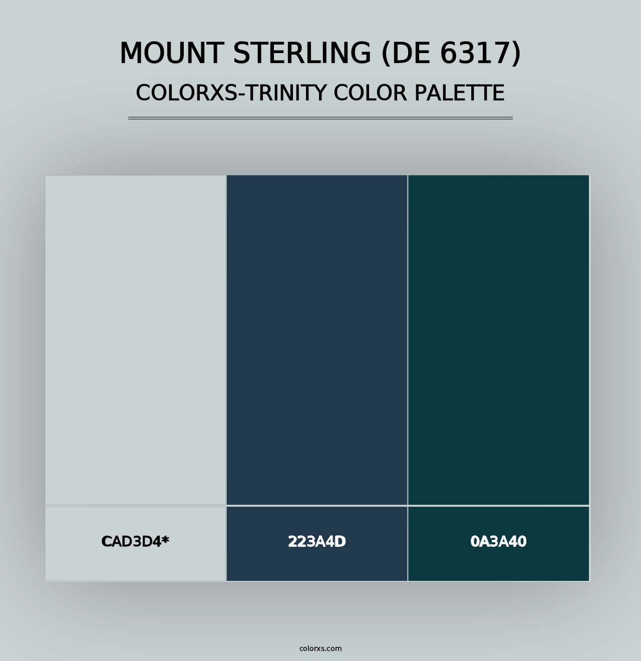 Mount Sterling (DE 6317) - Colorxs Trinity Palette