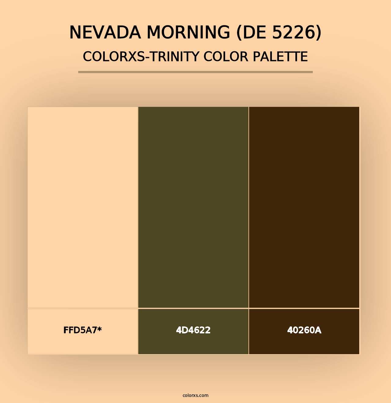 Nevada Morning (DE 5226) - Colorxs Trinity Palette