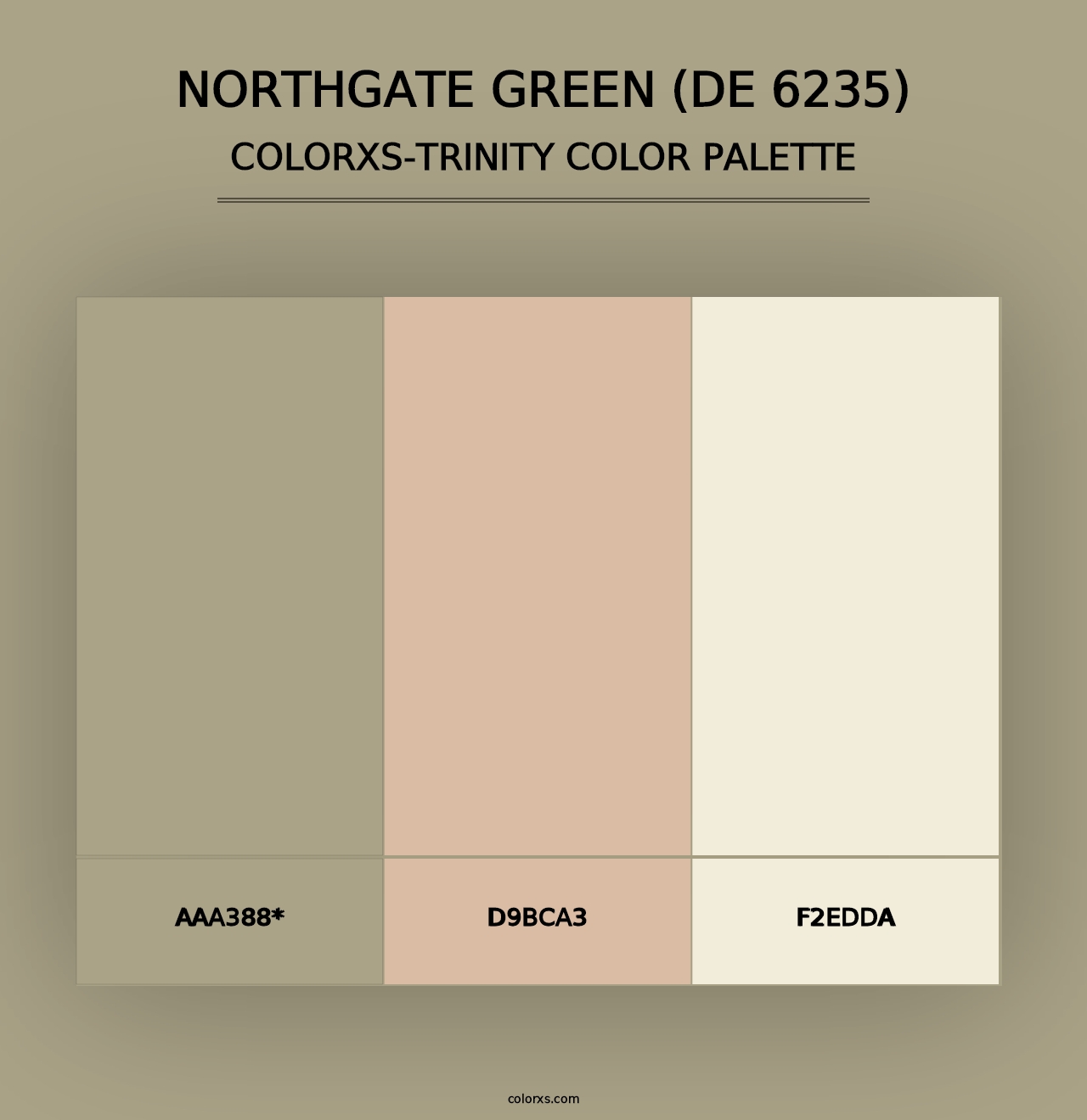 Northgate Green (DE 6235) - Colorxs Trinity Palette