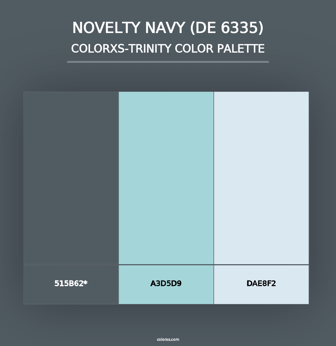 Novelty Navy (DE 6335) - Colorxs Trinity Palette