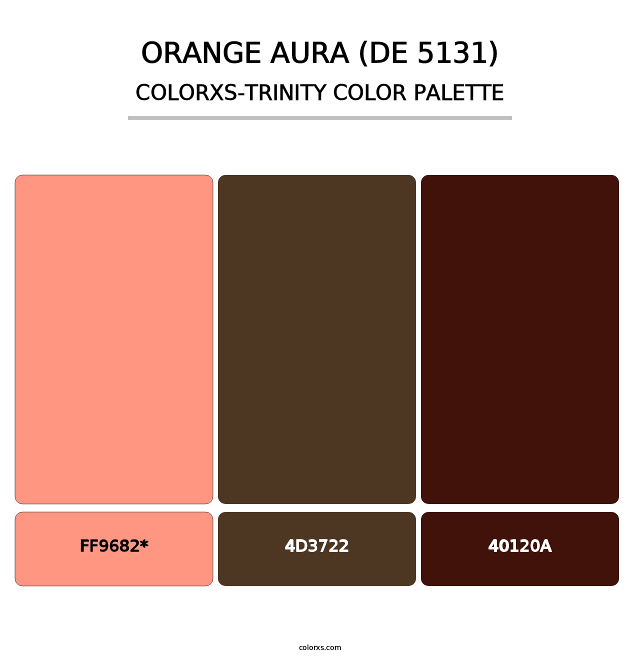 Orange Aura (DE 5131) - Colorxs Trinity Palette