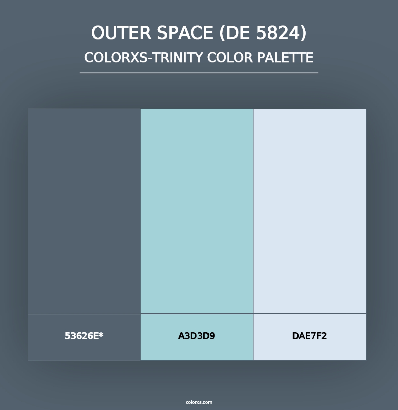 Outer Space (DE 5824) - Colorxs Trinity Palette