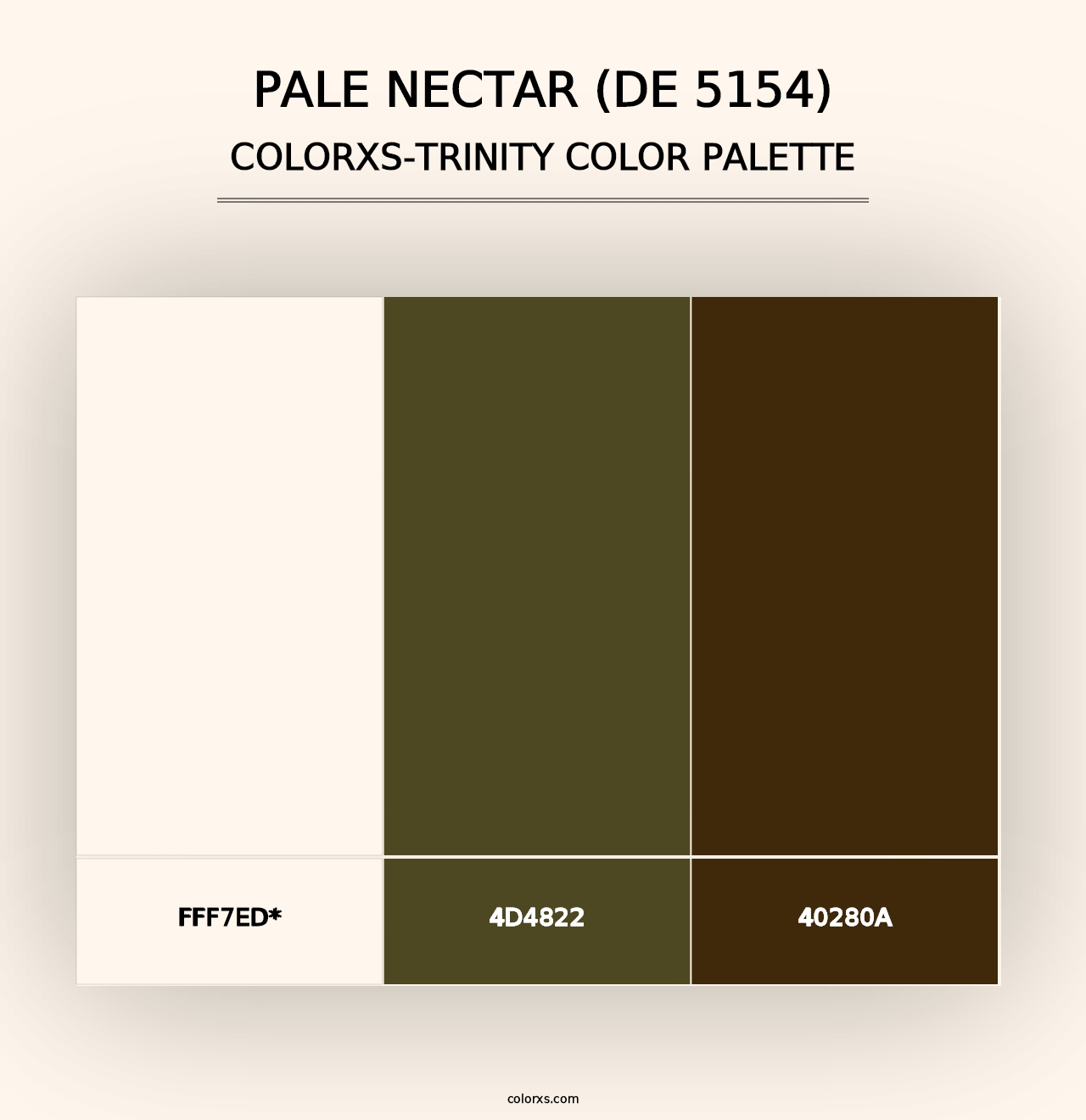 Pale Nectar (DE 5154) - Colorxs Trinity Palette