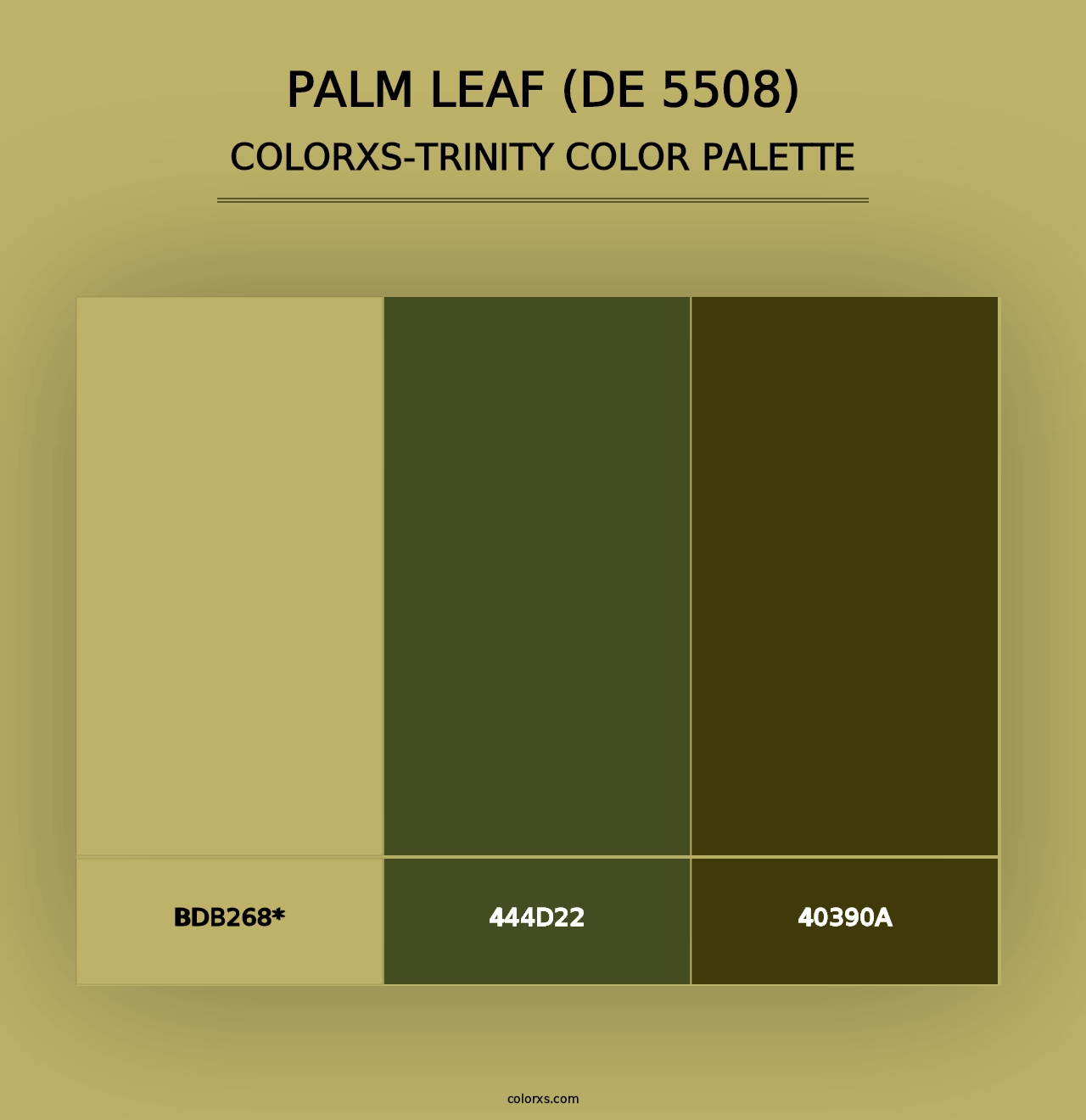 Palm Leaf (DE 5508) - Colorxs Trinity Palette