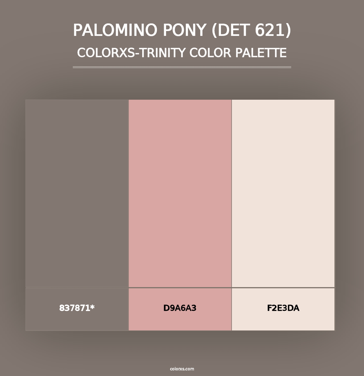 Palomino Pony (DET 621) - Colorxs Trinity Palette