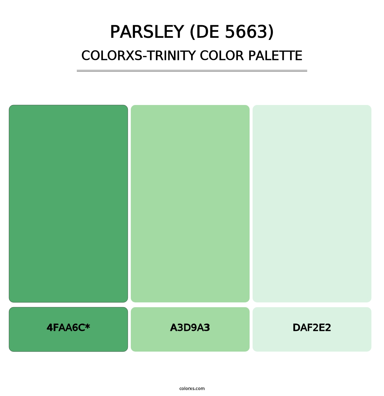 Parsley (DE 5663) - Colorxs Trinity Palette