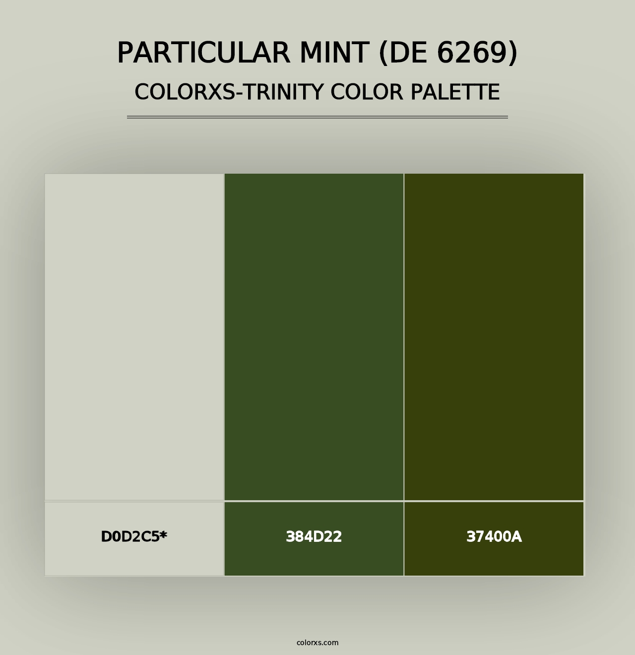 Particular Mint (DE 6269) - Colorxs Trinity Palette