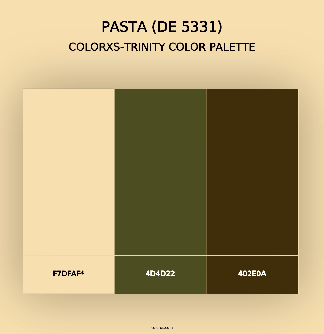 Pasta (DE 5331) - Colorxs Trinity Palette