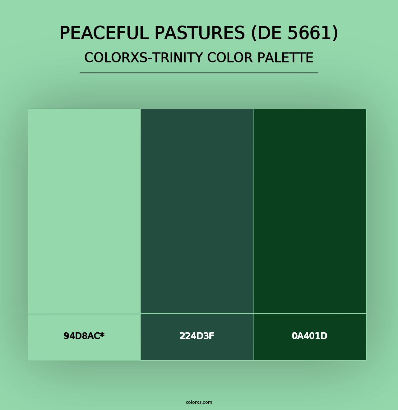 Peaceful Pastures (DE 5661) - Colorxs Trinity Palette