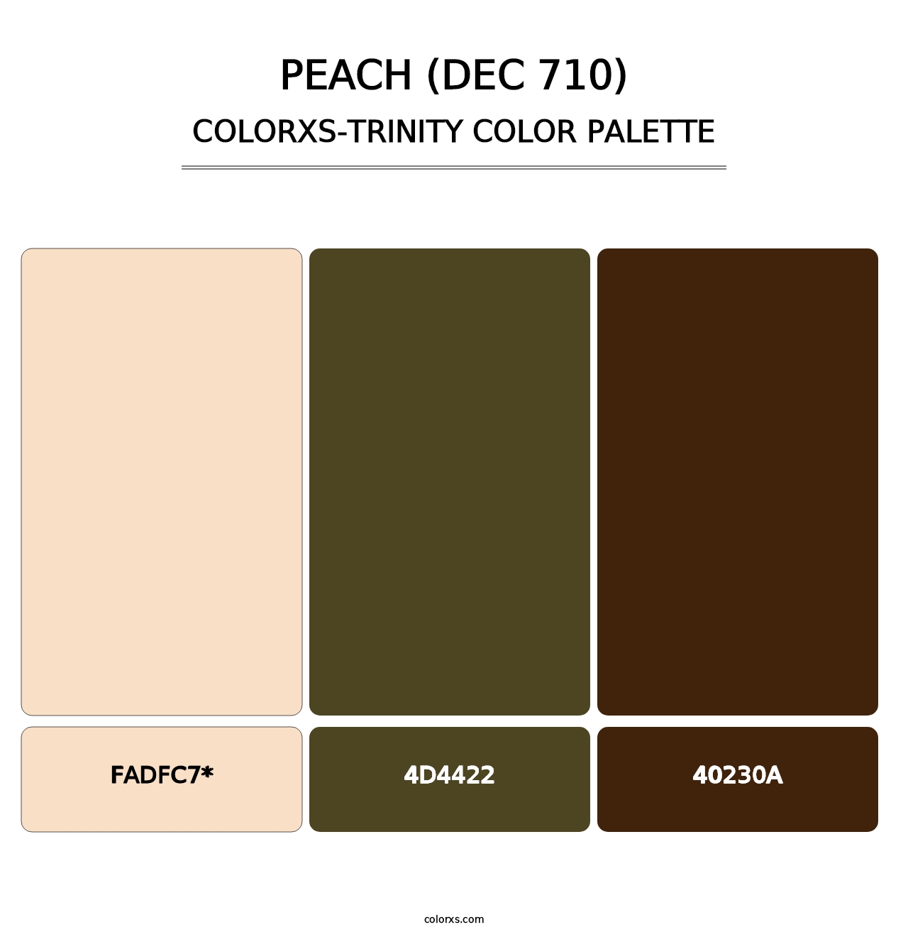 Peach (DEC 710) - Colorxs Trinity Palette